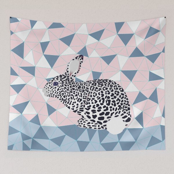 Item preview, Cute Rabbit Leopard Pattern Design designed and sold by oursunnycdays.