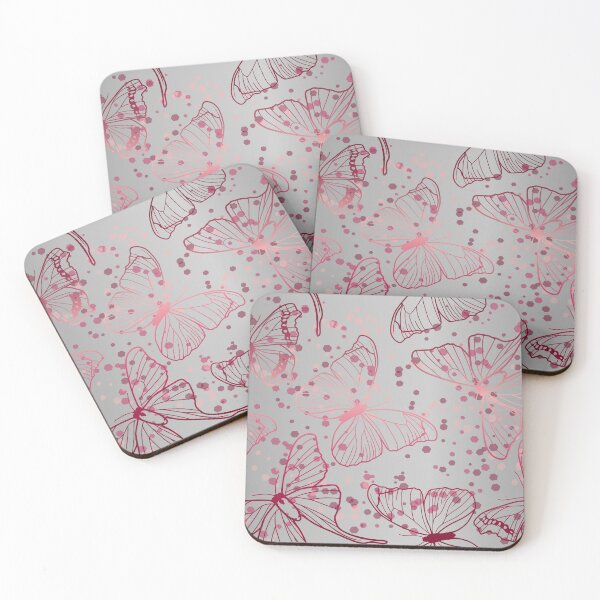 Item preview, Openwork pink butterflies  designed and sold by ReflectedCrafts.
