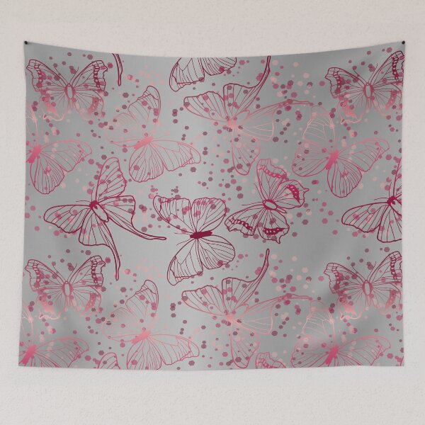 Item preview, Openwork pink butterflies  designed and sold by ReflectedCrafts.