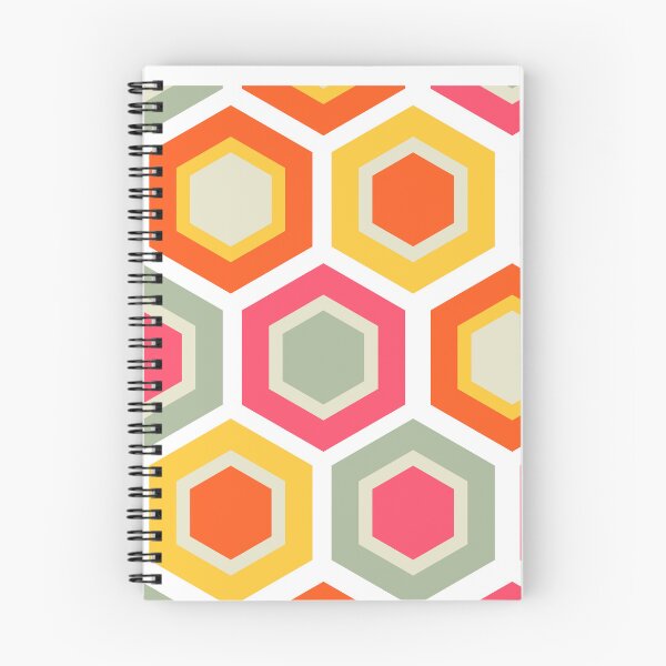 Item preview, patrón hexagonal designed and sold by Bronzocks.