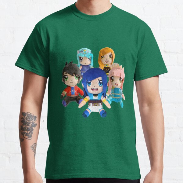 Camiseta infantil Gacha Life Anime 3D estampada, tops casuais com