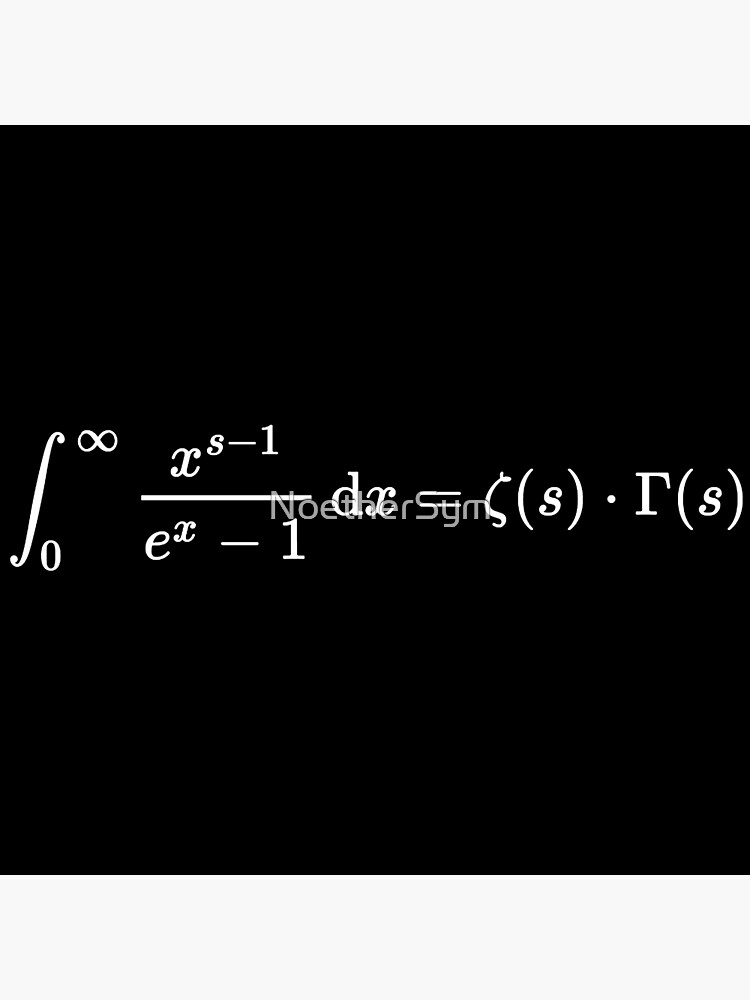 Riemann Zeta function and Euler Gamma Function dark version Premium ...