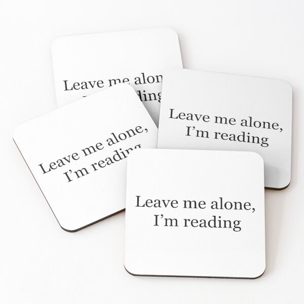 Item preview, Leave me alone, I'm reading designed and sold by golden-styles.