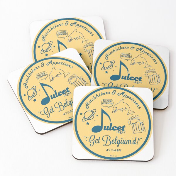 Item preview, Hitchhikers & Appetizers Dulcet Lager Round Blue designed and sold by Hitchapps.