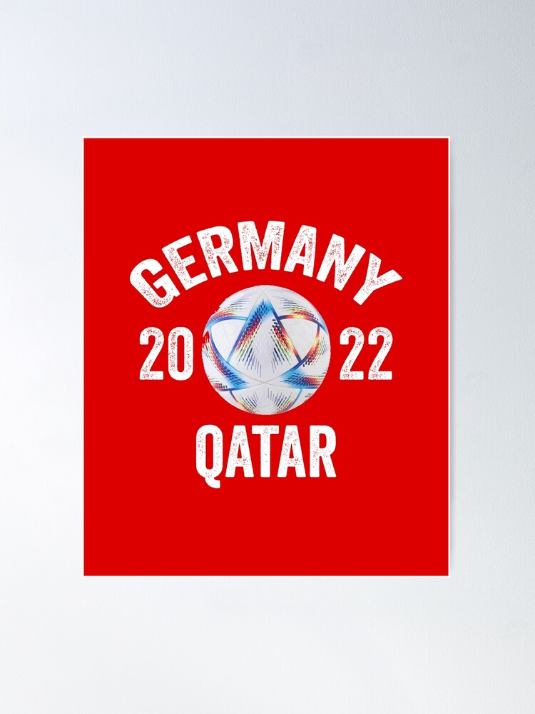 Germany World Cup 2022 Poster for Sale by shirtcrafts