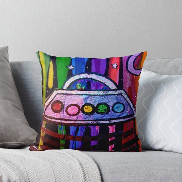 Item preview, Neon Rainbow UFO artwork designed and sold by A. R.  Knowles.