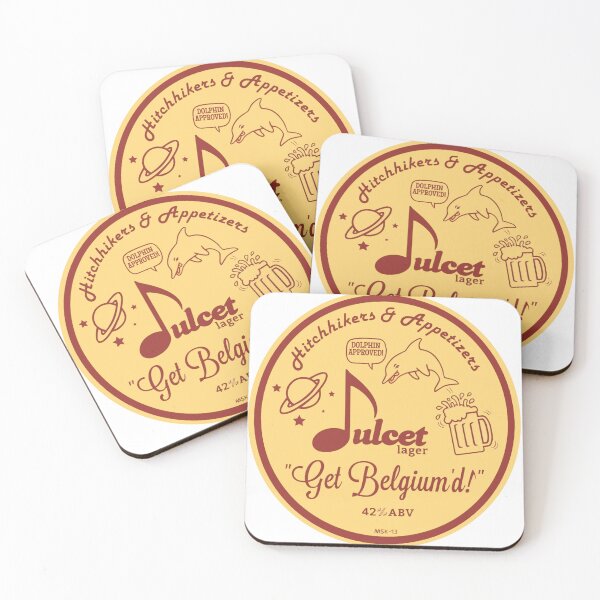 Item preview, Hitchhikers & Appetizers Dulcet Lager Round Blue designed and sold by Hitchapps.