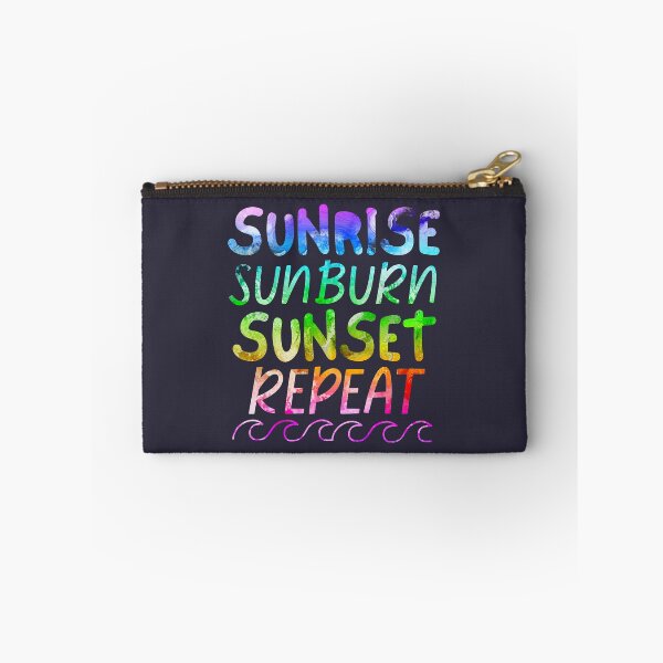 Item preview, Sunrise Sunburn Sunset Repeat Ocean Waves designed and sold by SunfullyYours.