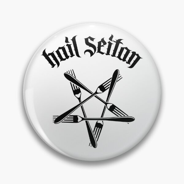 Item preview, Hail Seitan - Go vegan 1.2 (black)	 designed and sold by Mystic-Land.