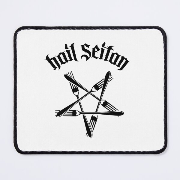 Item preview, Hail Seitan - Go vegan 1.2 (black)	 designed and sold by Mystic-Land.