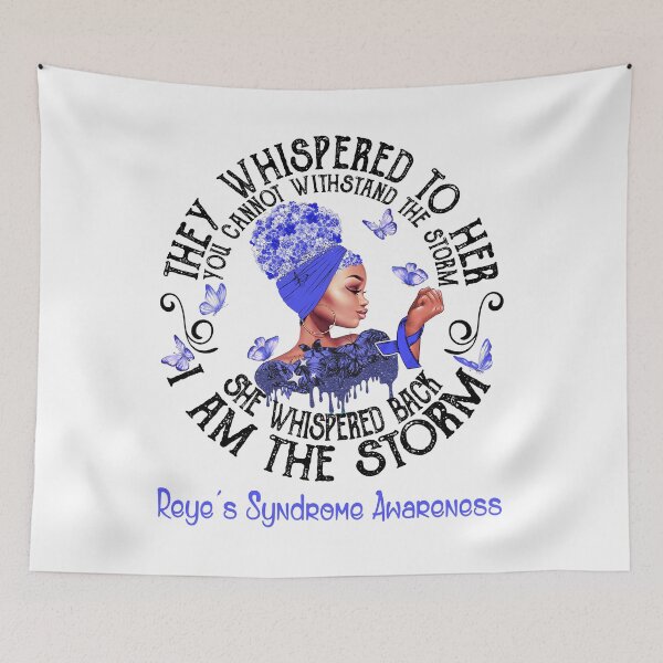 Item preview, Black Girl Fighter Strong I Am The Storm Reye's Syndrome Awareness designed and sold by Mnrshirley.