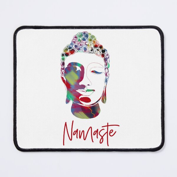Item preview, Hand drawn Buddha Silhouette Namaste Bright n Cheerful  designed and sold by AMSonArt.
