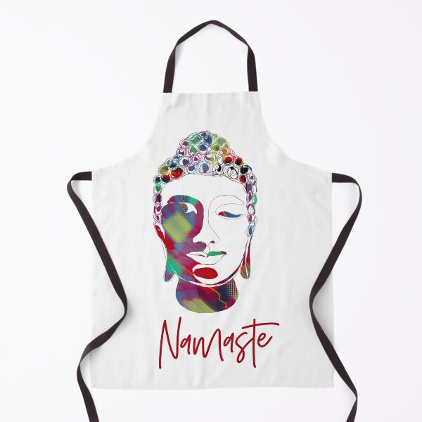 Item preview, Hand drawn Buddha Silhouette Namaste Bright n Cheerful designed and sold by AMSonArt.