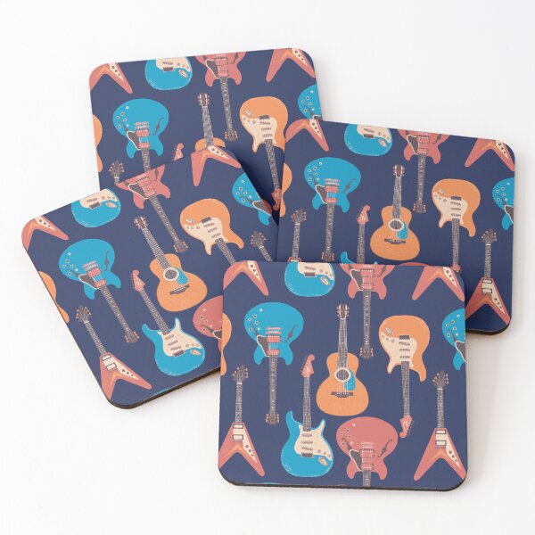 Aperçu de l'œuvre Modèle de musique de guitare créée et vendue par Papergrape.
