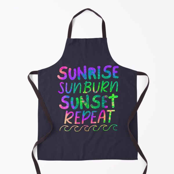 Item preview, Sunrise Sunburn Sunset Repeat Ocean Waves designed and sold by SunfullyYours.