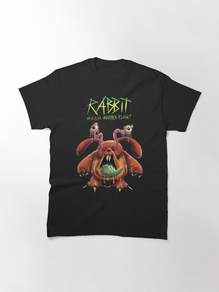 Alternate view of Rabbit from another planet Classic T-Shirt
