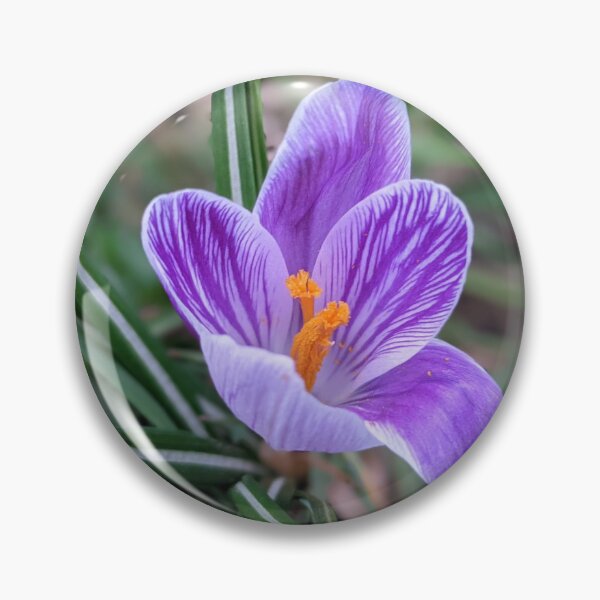 Item preview, Purple, White and Orange Flower 5 designed and sold by AustaArt.