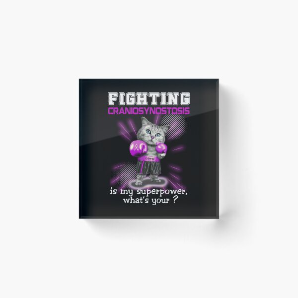 Item preview, Funny Cat Fighting Craniosynostosis Is My Superpower What's Your designed and sold by Kohend.