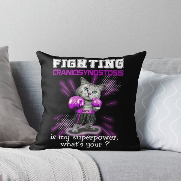 Item preview, Funny Cat Fighting Craniosynostosis Is My Superpower What's Your designed and sold by Kohend.