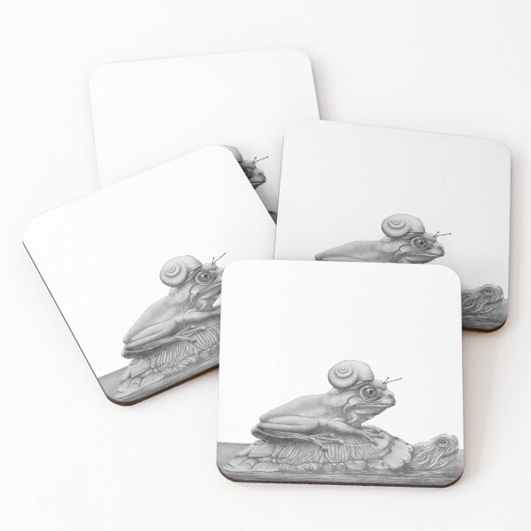 Item preview, rana tartaruga disegno a matita designed and sold by SimonaLanza.