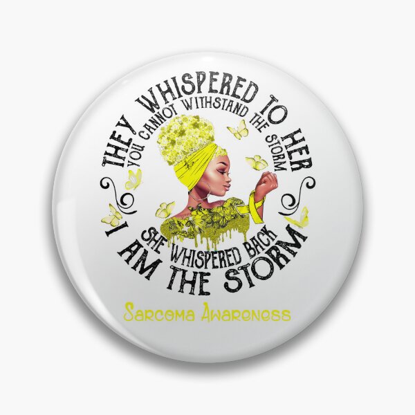Item preview, Black Girl Fighter Strong I Am The Storm Sarcoma Awareness designed and sold by Mnrshirley.