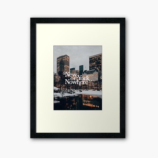 Item preview, New York Or Nowhere Snow Central Park designed and sold by designsbyanniec.