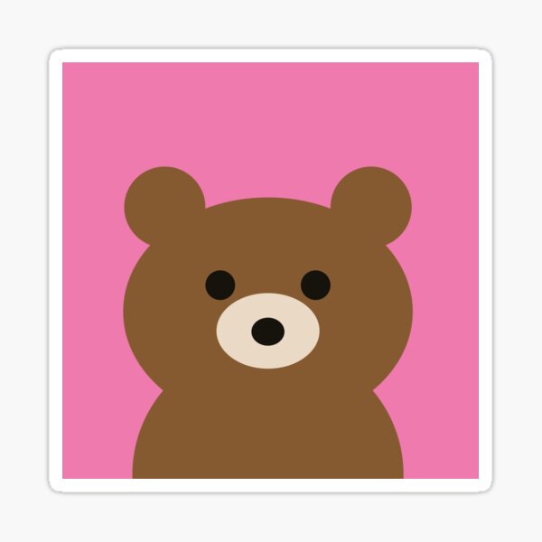 Homey Bear The Brown Bear Sticker For Sale By Bbearadventure Redbubble