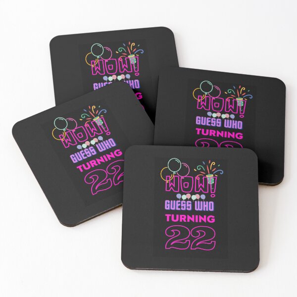 Item preview, WOW! GUESS WHO TURNING 22 designed and sold by DelightfulBliss.