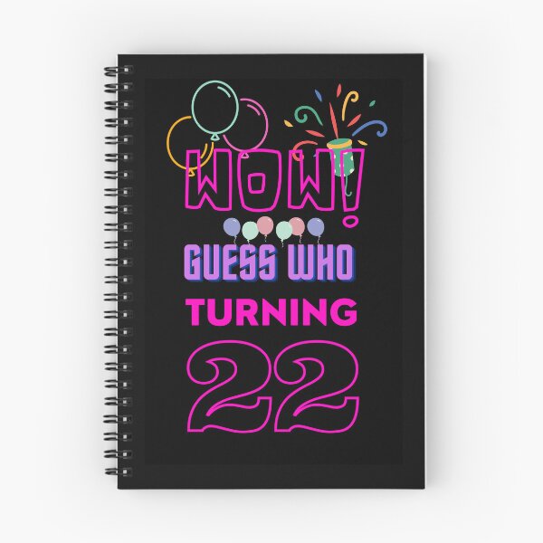 Item preview, WOW! GUESS WHO TURNING 22 designed and sold by DelightfulBliss.