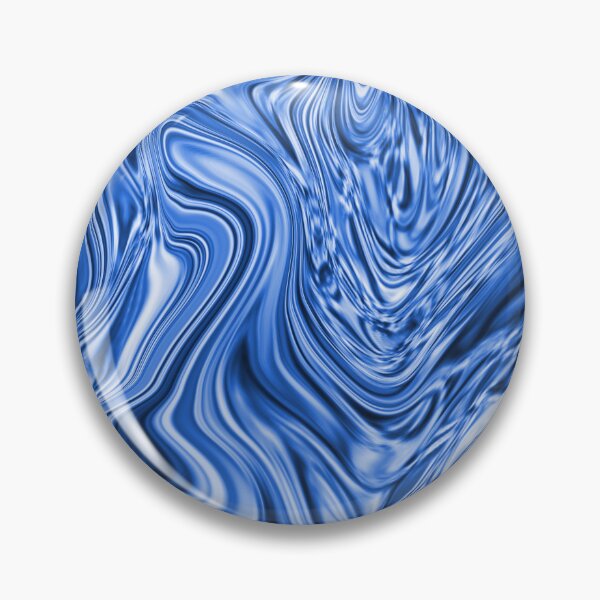 Item preview, Modern Blue Marble Abstract designed and sold by OverbeeDesigns.