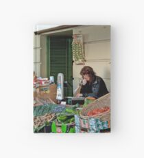 Fruit And Produce Lady Hardcover Journal