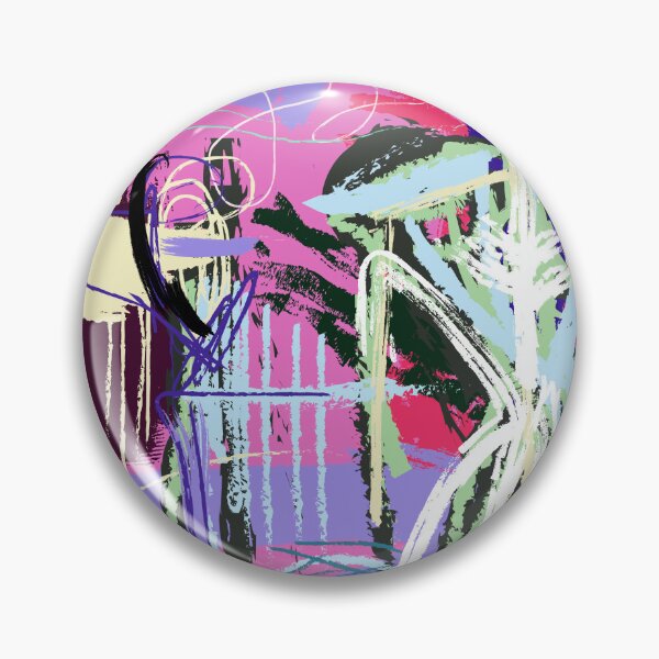 Item preview, Pink Figures Neo-Expressionist Abstract Colorful Art  designed and sold by sibleystudios.