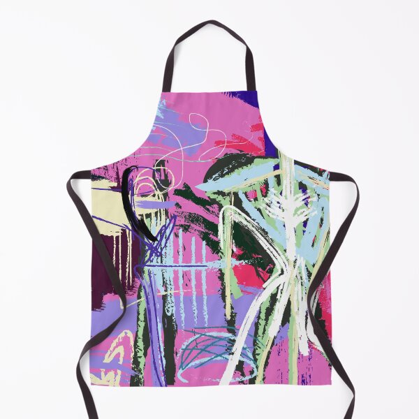 Item preview, Pink Figures Neo-Expressionist Abstract Colorful Art designed and sold by sibleystudios.