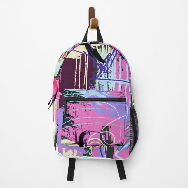 Item preview, Pink Figures Neo-Expressionist Abstract Colorful Art  designed and sold by sibleystudios.
