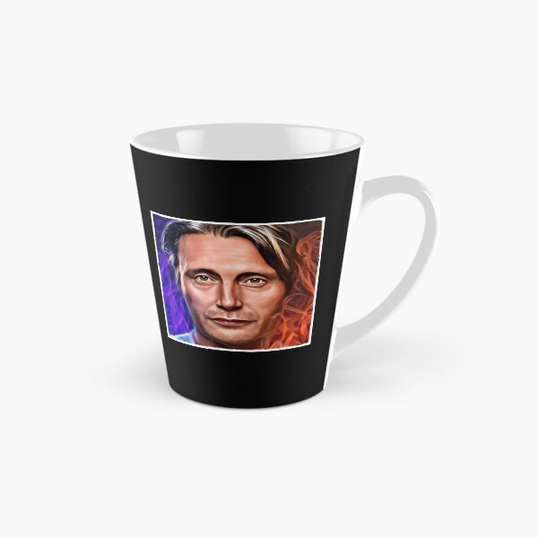 Item preview, Mads Mikkelsen Hannibal in Blue and Orange Flames designed and sold by orionlodubyal.