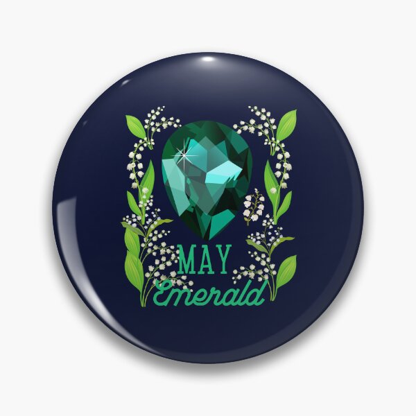 Item preview, May Birthstone Birthday gift, Emerald Crystal Gemstone Lover Gift designed and sold by BronikowskiART.