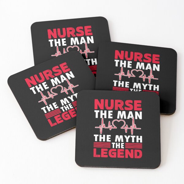 Item preview, Funny Nurses Sayings :NURSE THE MAN THE MYTH THE LEGEND designed and sold by remonss.
