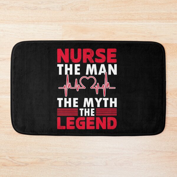 Item preview, Funny Nurses Sayings :NURSE THE MAN THE MYTH THE LEGEND designed and sold by remonss.
