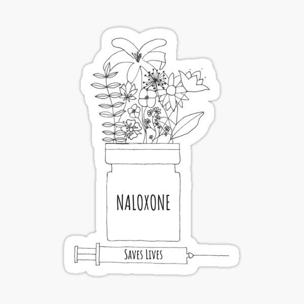 Naloxone Saves Lives Sticker