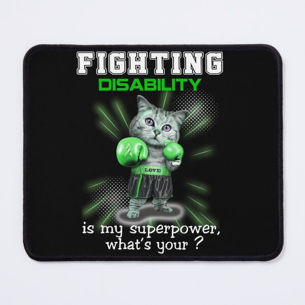 Item preview, Funny Cat Fighting Disability Is My Superpower What's Your designed and sold by Kohend.