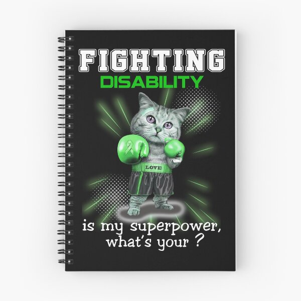 Item preview, Funny Cat Fighting Disability Is My Superpower What's Your designed and sold by Kohend.