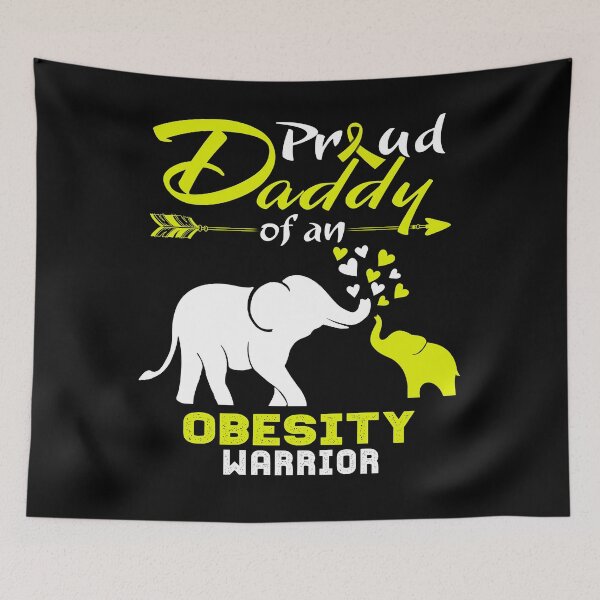 Item preview, Proud Daddy Of An Obesity Warrior designed and sold by Hatjar.