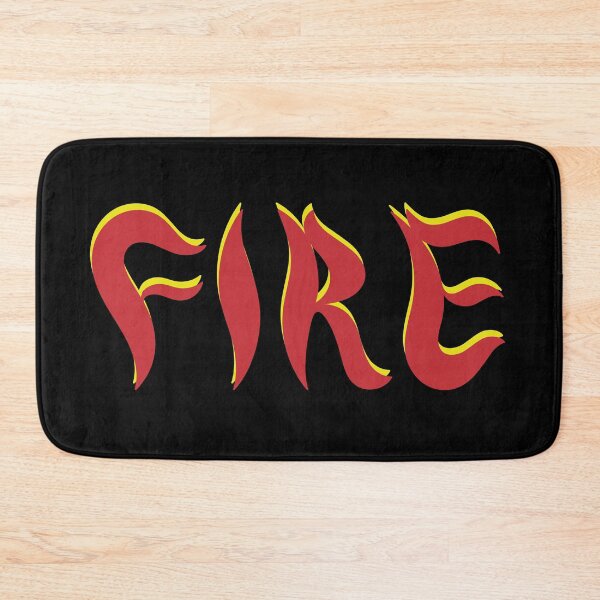 Item preview, On Fire Hot wallpaper merch designed and sold by ZooOfArt.
