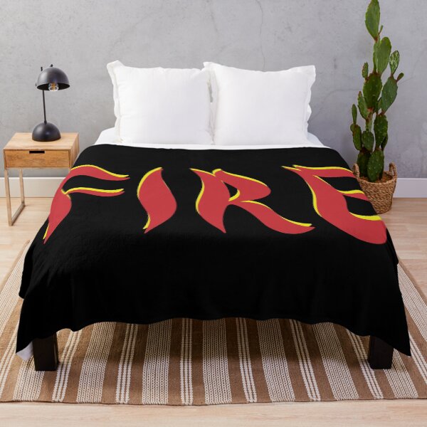Item preview, On Fire Hot wallpaper merch designed and sold by ZooOfArt.