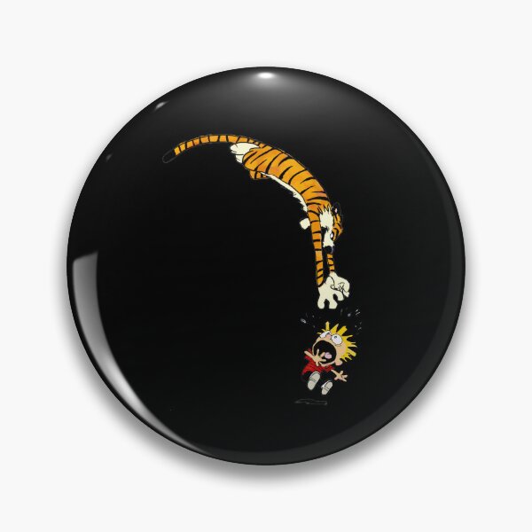 Item preview, hobbes pouncing on Calvin  designed and sold by Whitetailcrafts.