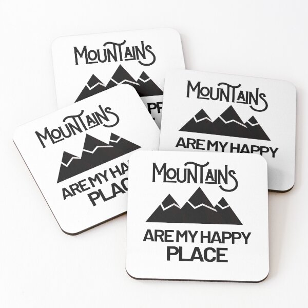 Item preview, mountains are my happy place,adventure,nature designed and sold by behappysiempre.