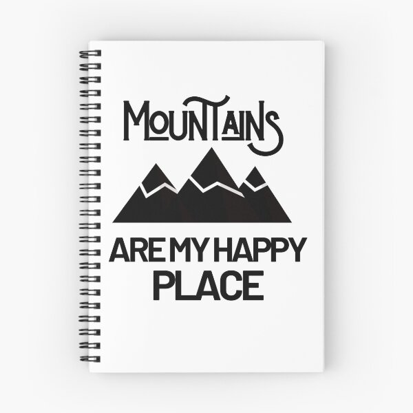 Item preview, mountains are my happy place,adventure,nature designed and sold by behappysiempre.