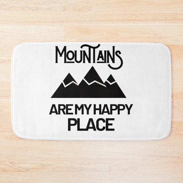 Item preview, mountains are my happy place,adventure,nature designed and sold by behappysiempre.