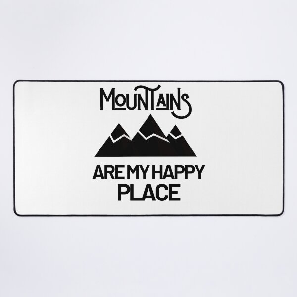 Item preview, mountains are my happy place,adventure,nature designed and sold by behappysiempre.
