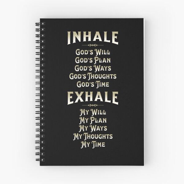 Item preview, INHALE God's Will and EXHALE My Will. designed and sold by studiohfy.